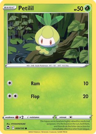 [PKM-C] Petilil (009/195) [Sword & Shield: Silver Tempest]
