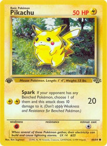 [PKM] Pikachu (60/64) [Jungle 1st Edition]
