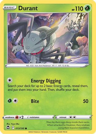 [PKM] Durant (013/195) [Sword & Shield: Silver Tempest]