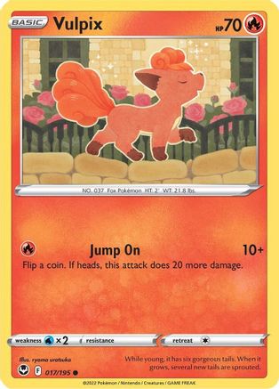 [PKM] Vulpix (017/195) [Sword & Shield: Silver Tempest]