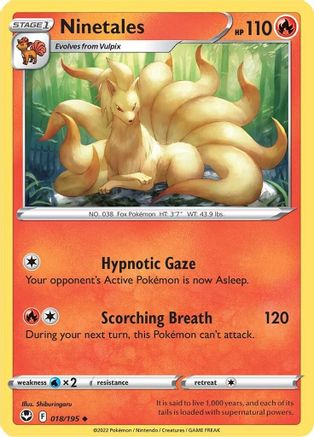 [PKM-C] Ninetales (018/195) [Sword & Shield: Silver Tempest]