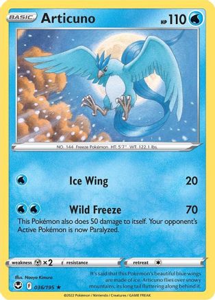 [PKM] Articuno (036/195) [Sword & Shield: Silver Tempest]
