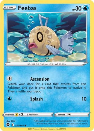 [PKM] Feebas (039/195) [Sword & Shield: Silver Tempest]