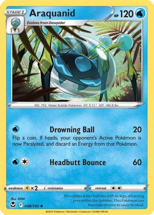 [PKM] Araquanid (048/195) [Sword & Shield: Silver Tempest]