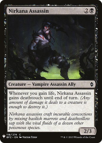 {C} Nirkana Assassin [Mystery Booster][LS BFZ 118]