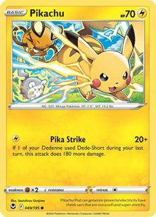 [PKM] Pikachu (049/195) [Sword & Shield: Silver Tempest]