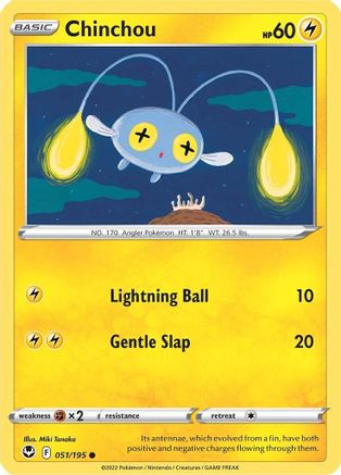 [PKM] Chinchou (051/195) [Sword & Shield: Silver Tempest]