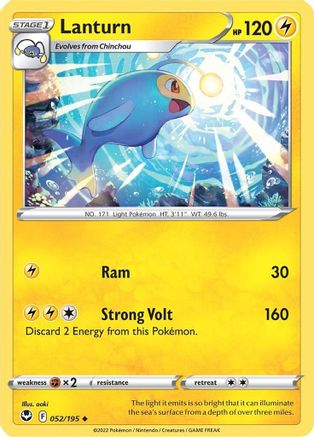 [PKM] Lanturn (052/195) [Sword & Shield: Silver Tempest]