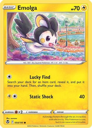 [PKM] Emolga (054/195) [Sword & Shield: Silver Tempest]