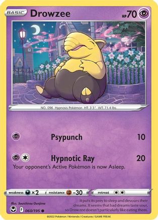 [PKM] Drowzee (060/195) [Sword & Shield: Silver Tempest]