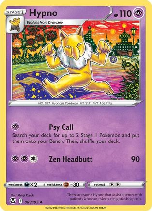 [PKM] Hypno (061/195) [Sword & Shield: Silver Tempest]