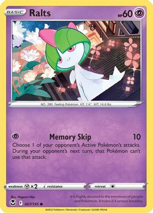[PKM-C] Ralts (067/195) [Sword & Shield: Silver Tempest]