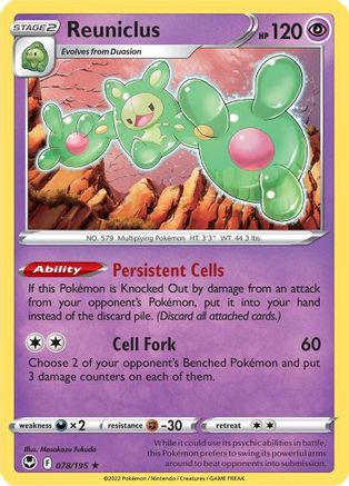 [PKM-R] Reuniclus (078/195) [Sword & Shield: Silver Tempest]