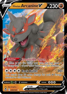 [PKM] Hisuian Arcanine V (090/195) [Sword & Shield: Silver Tempest]