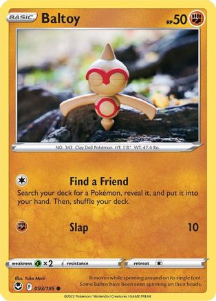 [PKM] Baltoy (093/195) [Sword & Shield: Silver Tempest]