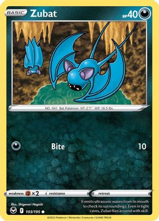 [PKM] Zubat (103/195) [Sword & Shield: Silver Tempest]