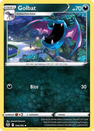 [PKM] Golbat (104/195) [Sword & Shield: Silver Tempest]