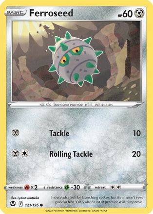 [PKM] Ferroseed (121/195) [Sword & Shield: Silver Tempest]