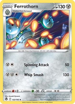 [PKM] Ferrothorn (122/195) [Sword & Shield: Silver Tempest]