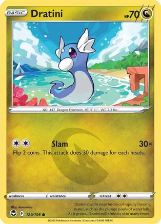 [PKM-C] Dratini (129/195) [Sword & Shield: Silver Tempest]