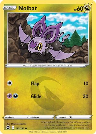 [PKM] Noibat (132/195) [Sword & Shield: Silver Tempest]