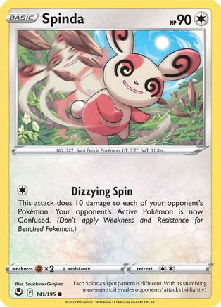 [PKM] Spinda (141/195) [Sword & Shield: Silver Tempest]
