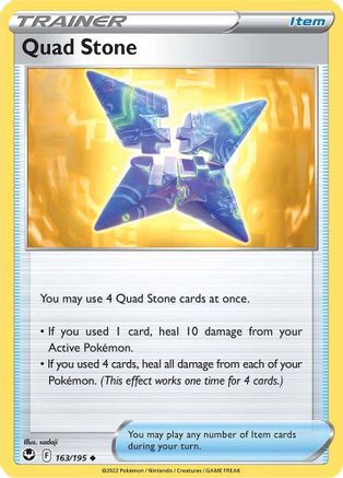 [PKM] Quad Stone (163/195) [Sword & Shield: Silver Tempest]
