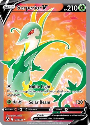 [PKM] Serperior V (170/195) [Sword & Shield: Silver Tempest]
