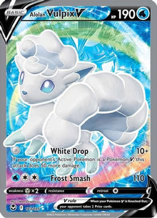 [PKM] Alolan Vulpix V (173/195) [Sword & Shield: Silver Tempest]