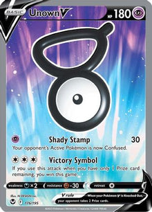 [PKM-R] Unown V (176/195) [Sword & Shield: Silver Tempest]