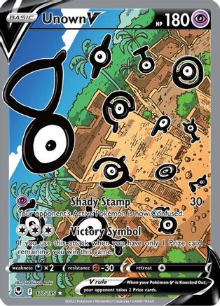 [PKM] Unown V (177/195) [Sword & Shield: Silver Tempest]