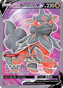 [PKM] Hisuian Arcanine V (179/195) [Sword & Shield: Silver Tempest]