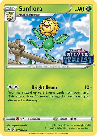 [PKM-R] Sunflora (SWSH269) (Prerelease) [Sword & Shield: Black Star Promos]