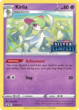 [PKM] Kirlia (SWSH271) (Prerelease) [Sword & Shield: Black Star Promos]
