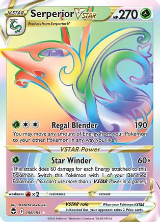 [PKM-R] Serperior VSTAR (196/195) [Sword & Shield: Silver Tempest]