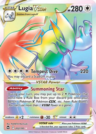 [PKM-R] Lugia VSTAR (202/195) [Sword & Shield: Silver Tempest]