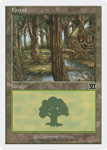 {B}[6ED 348] Forest (348) [Classic Sixth Edition]