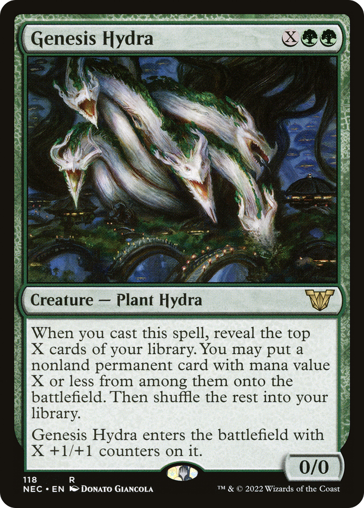 {R} Genesis Hydra [Kamigawa: Neon Dynasty Commander][NEC 118]