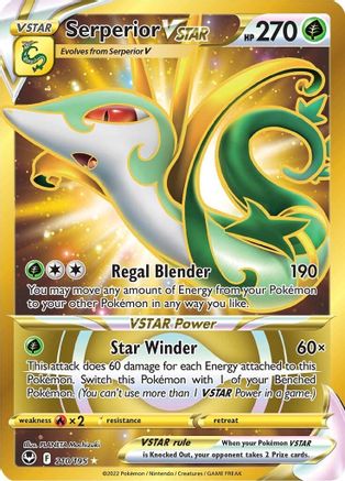 [PKM] Serperior VSTAR (210/195) [Sword & Shield: Silver Tempest]