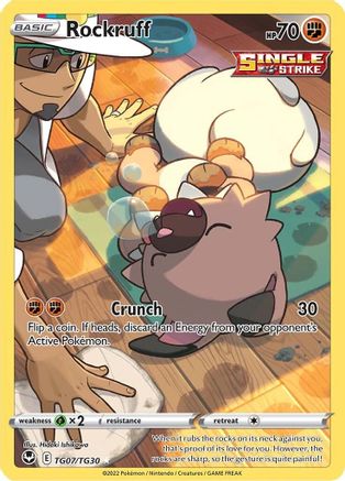 [PKM-R] Rockruff (TG07/TG30) [Sword & Shield: Silver Tempest]