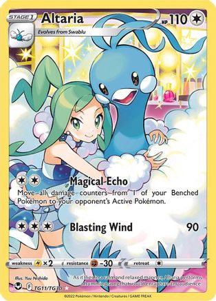 [PKM] Altaria (TG11/TG30) [Sword & Shield: Silver Tempest]