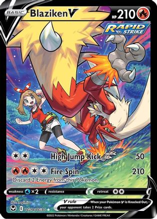 [PKM] Blaziken V (TG14/TG30) [Sword & Shield: Silver Tempest]