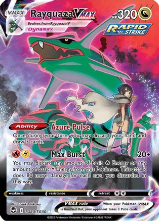 [PKM] Rayquaza VMAX (TG20/TG30) [Sword & Shield: Silver Tempest]