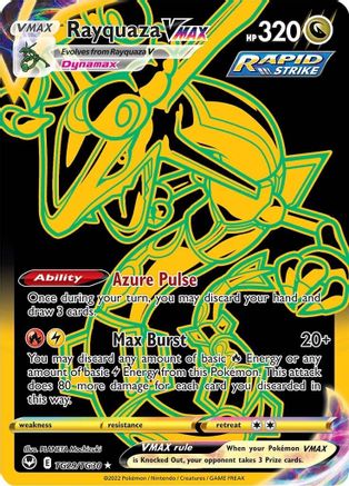 [PKM] Rayquaza VMAX (TG29/TG30) [Sword & Shield: Silver Tempest]