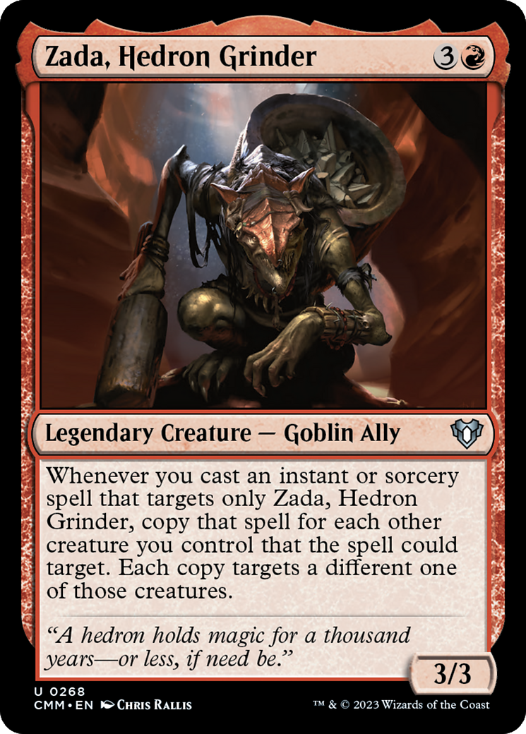 {C} Zada, Hedron Grinder [Commander Masters][CMM 268]