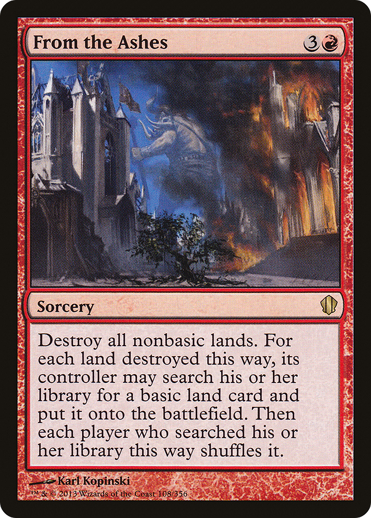 {R} From the Ashes [Commander 2013][C13 108]