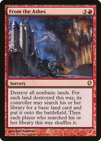 {R} From the Ashes [Commander 2013][C13 108]