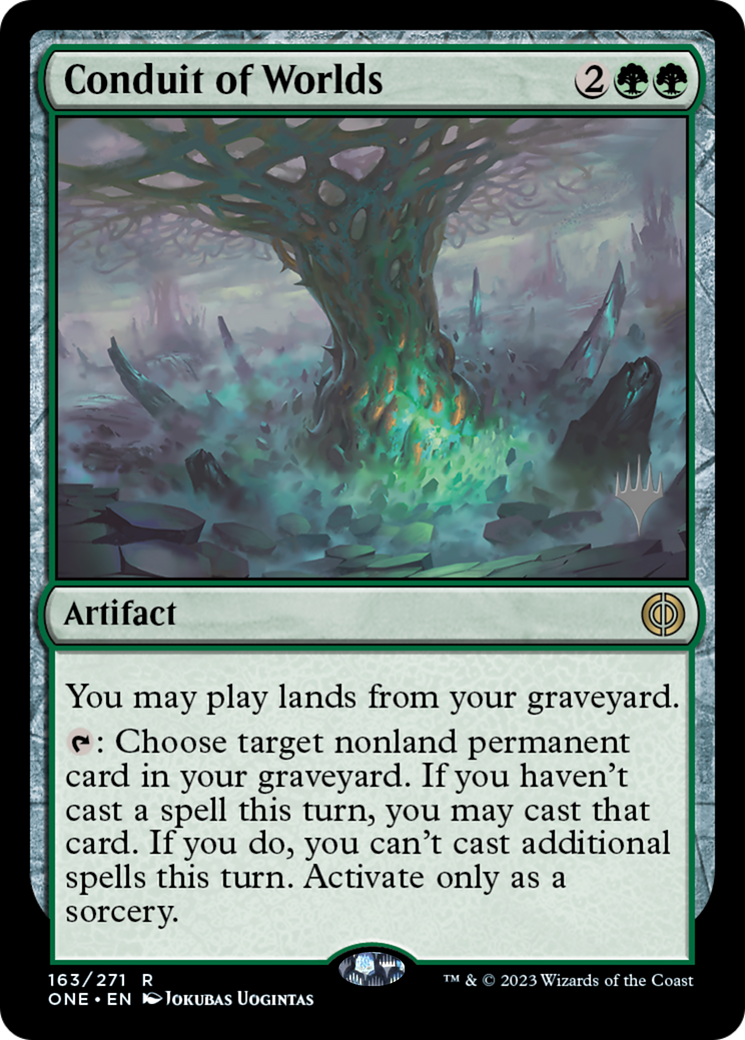 {R} Conduit of Worlds (Promo Pack) [Phyrexia: All Will Be One Promos][PP ONE 163] - Misty Mountain Games