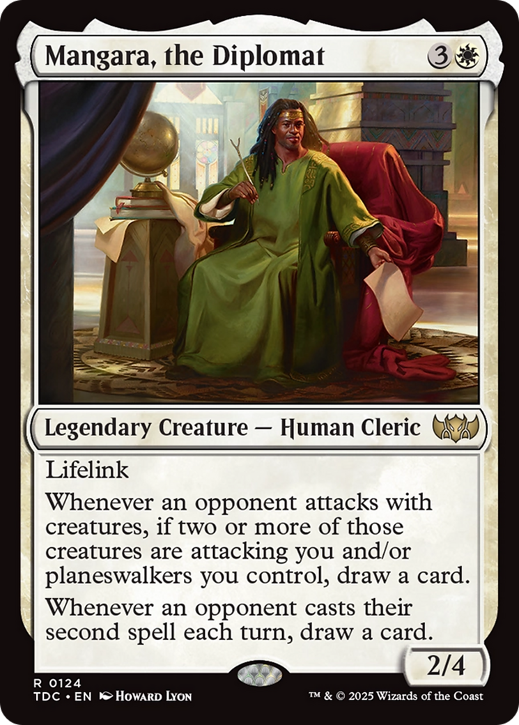 {R} Mangara, the Diplomat [Tarkir: Dragonstorm Commander][TDC 124]