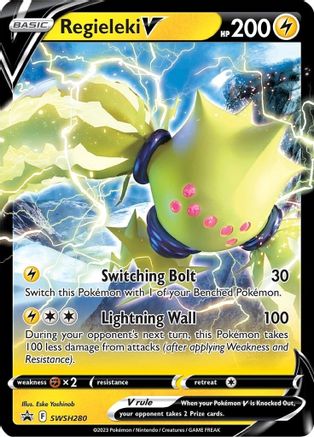 [PKM-R] Regieleki V (SWSH280) [Sword & Shield: Black Star Promos]